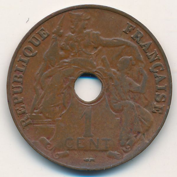Французский Индокитай, 1 цент (1922 г.)