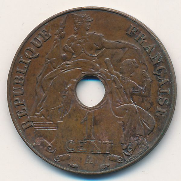 Французский Индокитай, 1 цент (1939 г.)