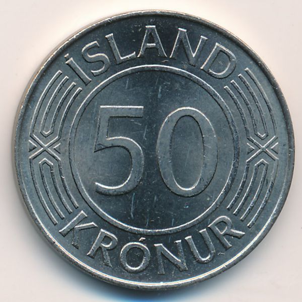 Исландия, 50 крон (1980 г.)