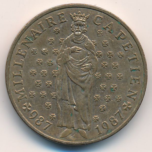 Франция, 10 франков (1987 г.)