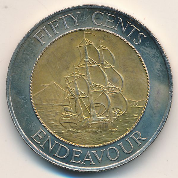 Новая Зеландия, 50 центов (1994 г.)
