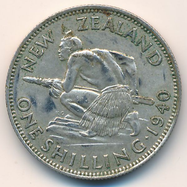 Новая Зеландия, 1 шиллинг (1940 г.)