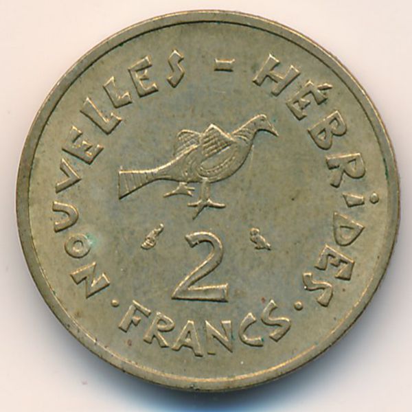Новые Гебриды, 2 франка (1973 г.)