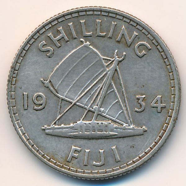 Фиджи, 1 шиллинг (1934 г.)