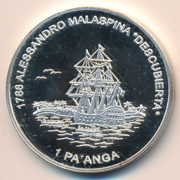 Тонга, 1 паанга (2001 г.)