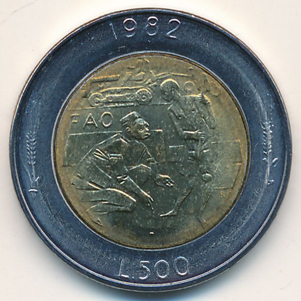 Сан-Марино, 500 лир (1982 г.)