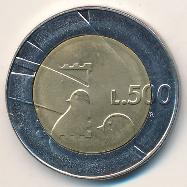 Сан-Марино, 500 лир (1990 г.)