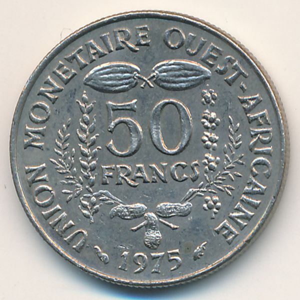 Западная Африка, 50 франков (1975 г.)