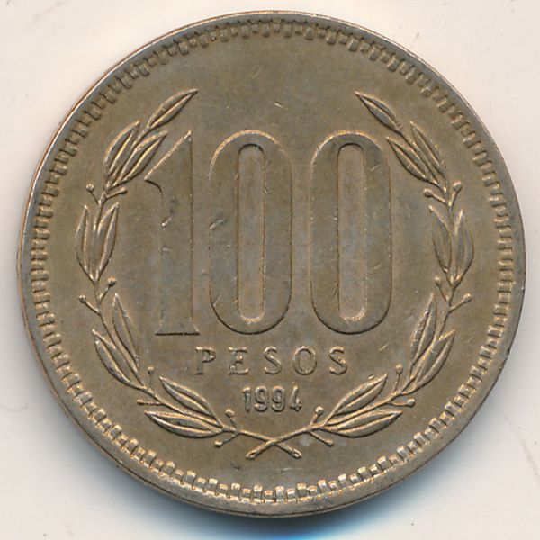 Чили, 100 песо (1994 г.)