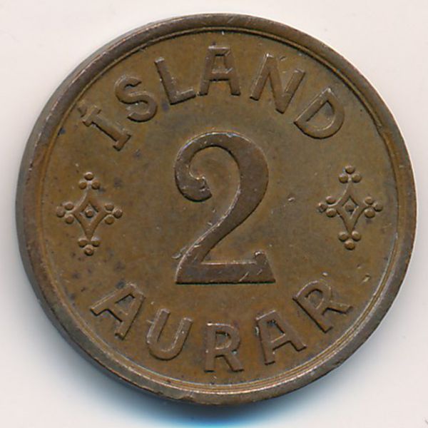 Исландия, 2 эйре (1942 г.)