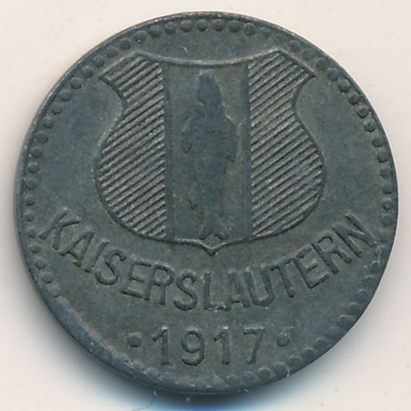 Кайзерслаутерн., 10 пфеннигов (1917 г.)