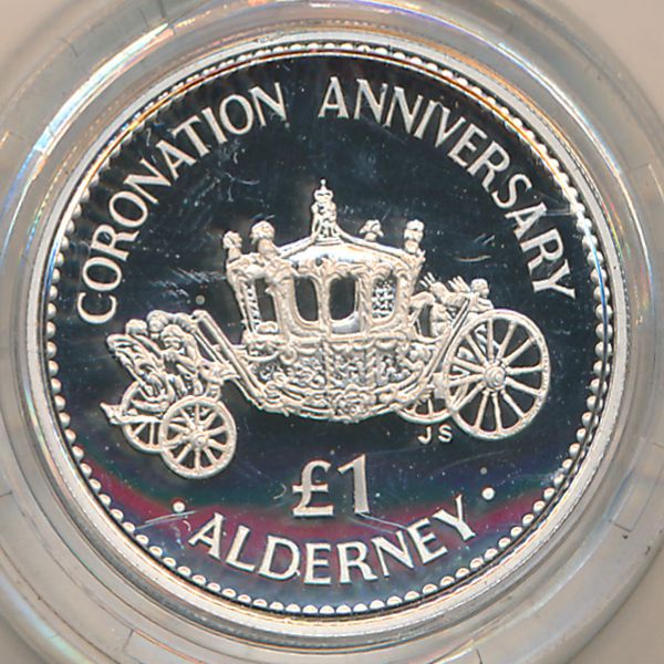 Олдерни, 1 фунт (1993 г.)