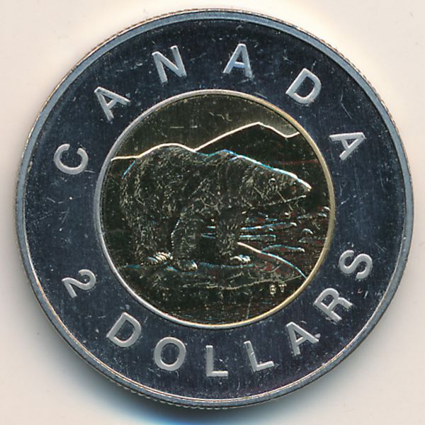 Канада, 2 доллара (1996 г.)