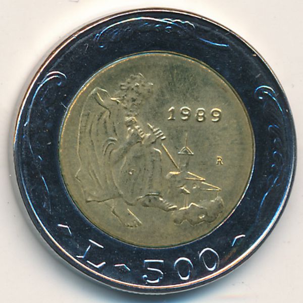 Сан-Марино, 500 лир (1989 г.)