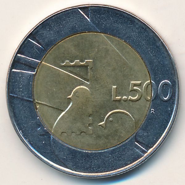 Сан-Марино, 500 лир (1990 г.)