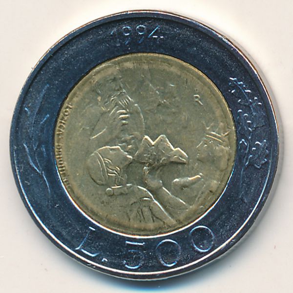 Сан-Марино, 500 лир (1994 г.)