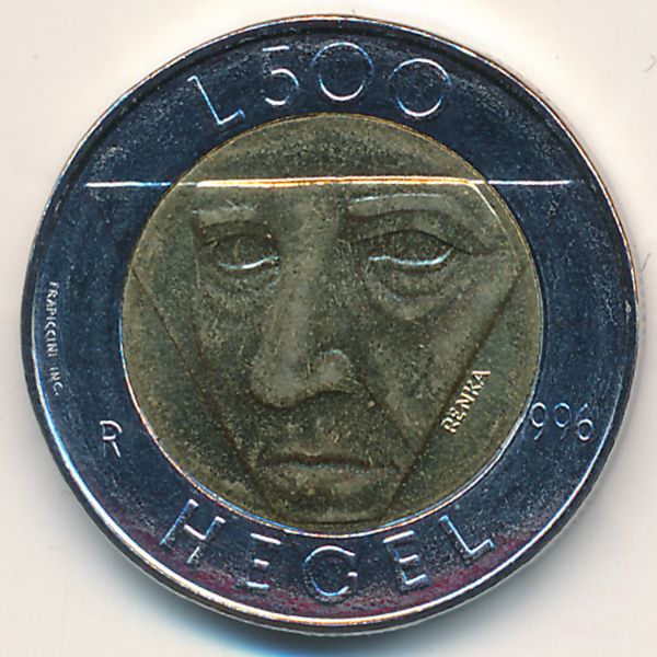 Сан-Марино, 500 лир (1996 г.)