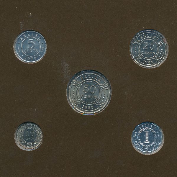 Белиз, Набор монет