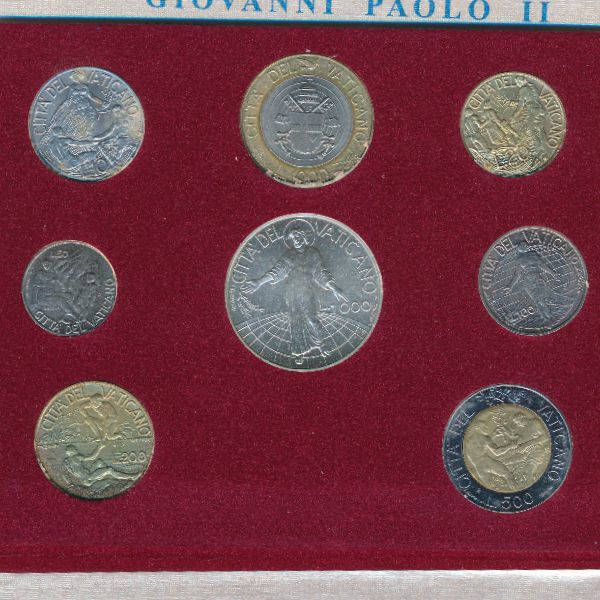 Ватикан, Набор монет (1998 г.)