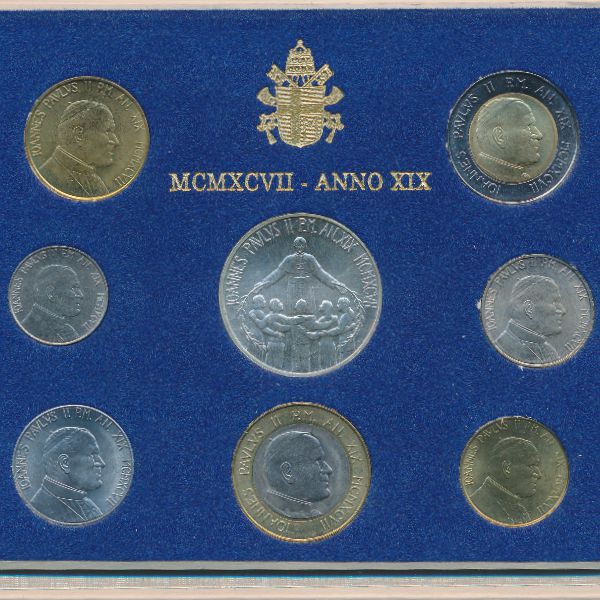 Ватикан, Набор монет (1997 г.)