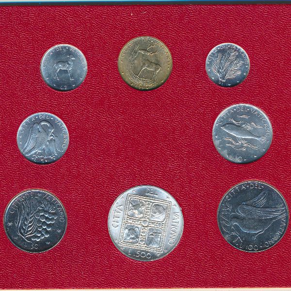 Ватикан, Набор монет (1977 г.)
