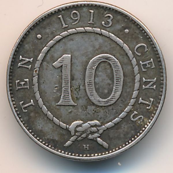 Саравак, 10 центов (1913 г.)