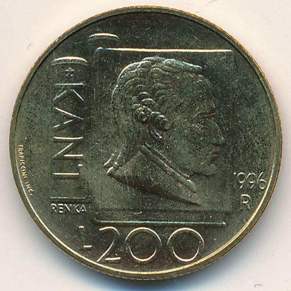 Сан-Марино, 200 лир (1996 г.)