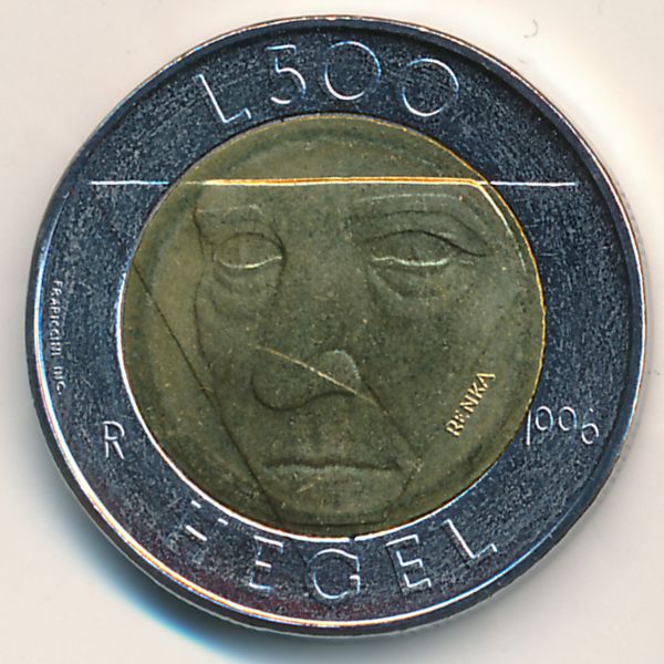 Сан-Марино, 500 лир (1996 г.)