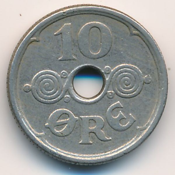 Дания, 10 эре (1924 г.)