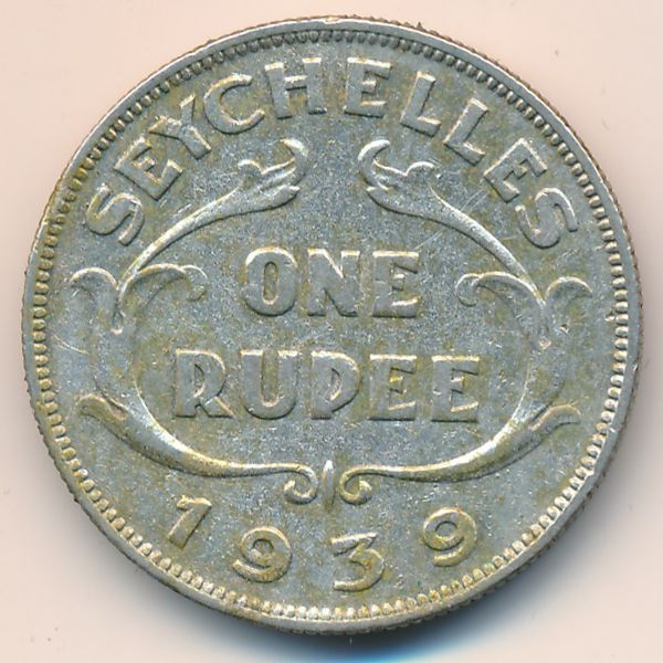 Сейшелы, 1 рупия (1939 г.)