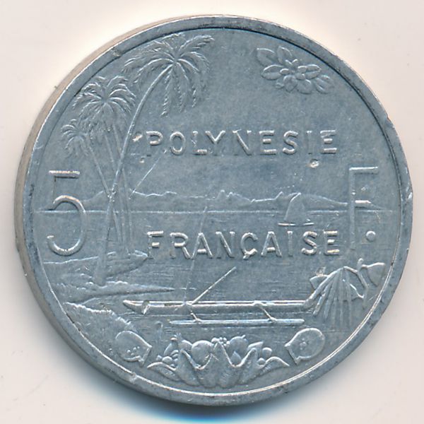 Французская Полинезия, 5 франков (2006 г.)