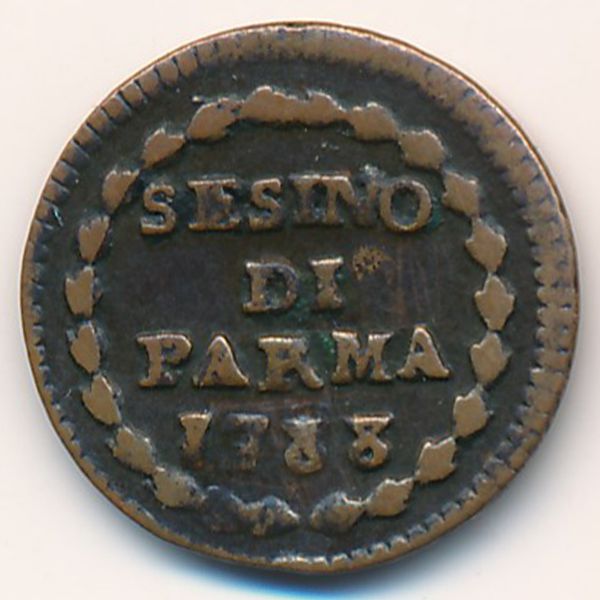 Парма, 1 сесимо (1788 г.)