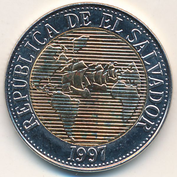 Сальвадор, 5 колон (1997 г.)
