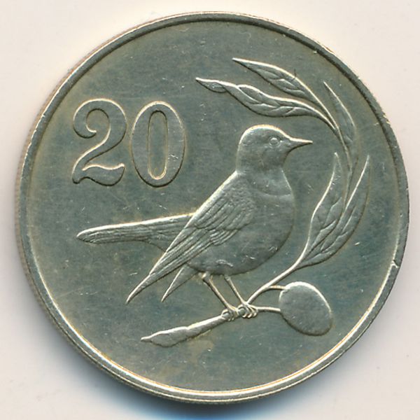 Кипр, 20 центов (1983 г.)