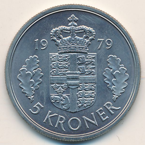 Дания, 5 крон (1979 г.)