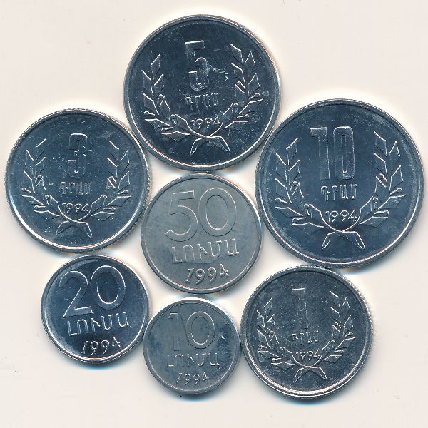 Армения, Набор монет (1994 г.)