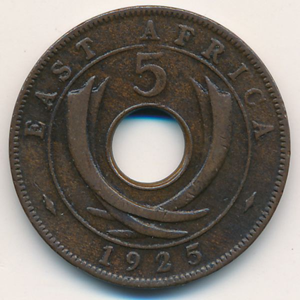 Восточная Африка, 5 центов (1925 г.)