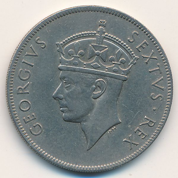 Восточная Африка, 1 шиллинг (1952 г.)