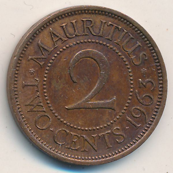 Маврикий, 2 цента (1963 г.)