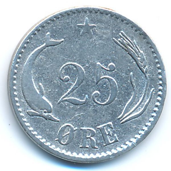 Дания, 25 эре (1874 г.)