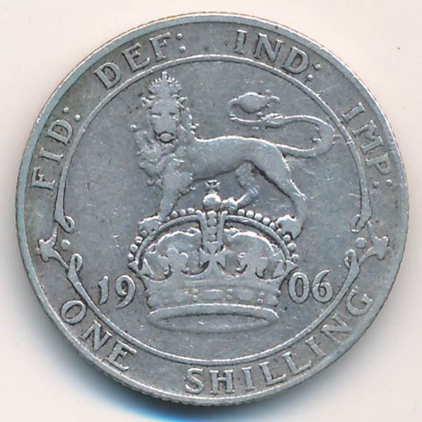 Великобритания, 1 шиллинг (1906 г.)