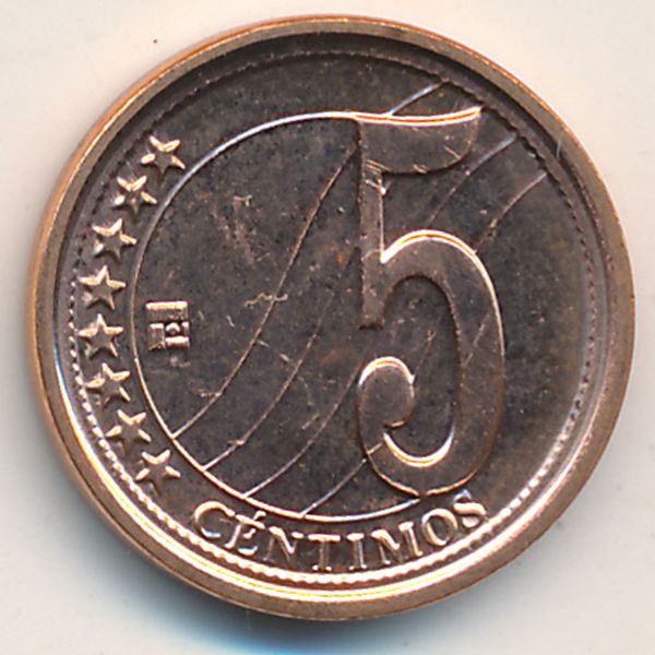 Венесуэла, 5 сентимо (2009 г.)