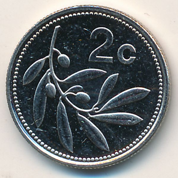 Мальта, 2 цента (2002 г.)