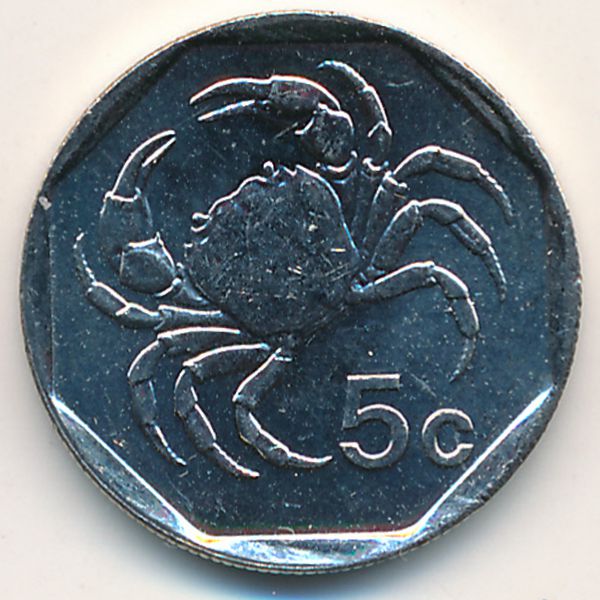 Мальта, 5 центов (2001 г.)