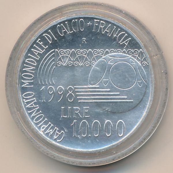 Италия, 10000 лир (1998 г.)