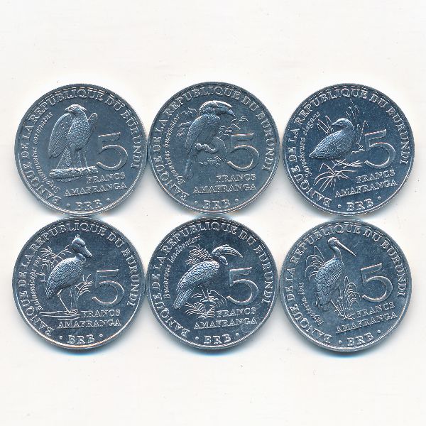 Бурунди, Набор монет (2014 г.)