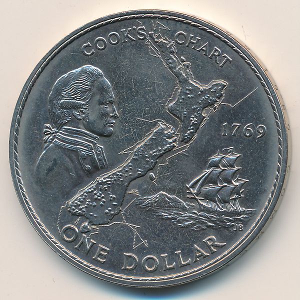 Новая Зеландия, 1 доллар (1969 г.)