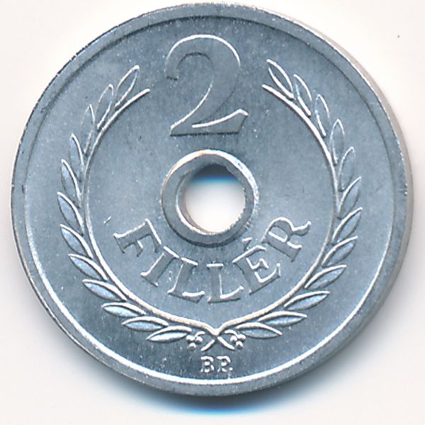 Венгрия, 2 филлера (1963 г.)