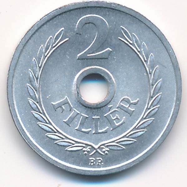 Венгрия, 2 филлера (1963 г.)