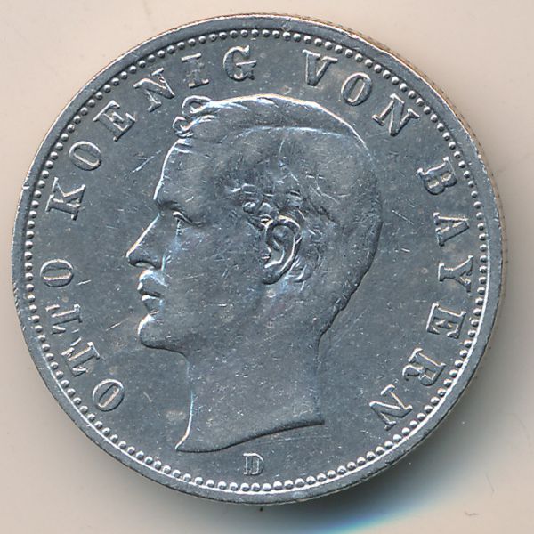 Бавария, 2 марки (1905 г.)
